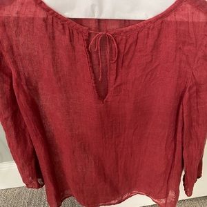 Eileen Fisher linen shirt